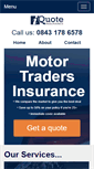 Mobile Screenshot of iquotemotortradeinsurance.co.uk